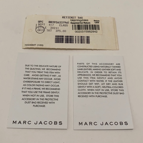 🔥 HOT DEAL 🔥 MARC JACOBS ✨ quilted black gold wallet continental - Picture 3 of 11